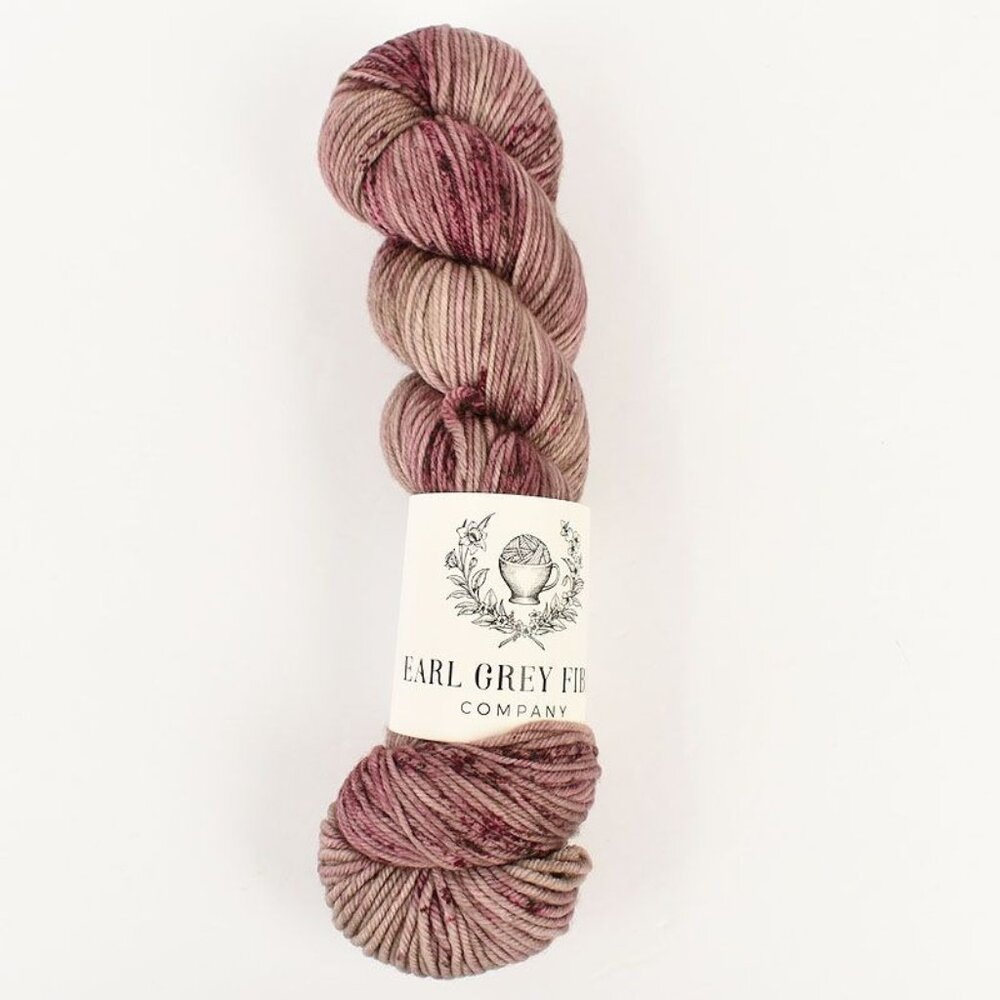 Earl Grey Fiber Co Oolong DK Yarn 100% SW Merino 100g Samantha Colorway